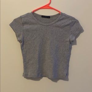 Grey brandy top